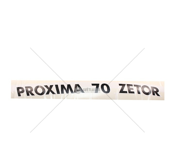 Nápis Zetor Proxima 70 Pravý 65802112