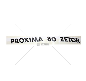 Nápis Zetor Proxima 80 Pravý 65802114