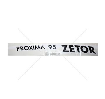 Nápis Zetor Proxima 95 Pravý 65802018