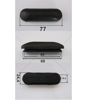 Nárazník - doraz pryžový  77x24,4 cm 0920 998000370_A