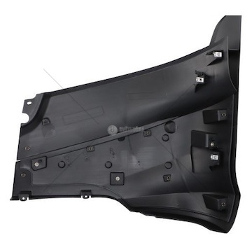 Nárazník IVECO STRALIS S-WAY 19- pravý, 2 držáky, černý LAMIRO 0260-3EXB2