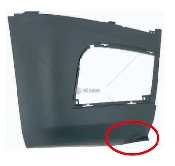 Nárazník MB ACTROS MP4 17 - přední pravý OTP MR4130