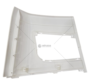 Nárazník přední MB ACTROS MP4 levý bílý MTX COR-MB-925L