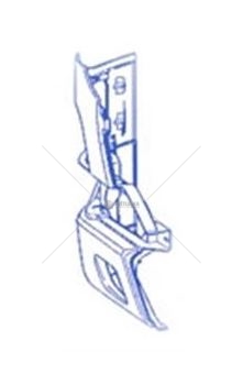 Nárazník přední MB CITARO pravý POLMET P-2414-3