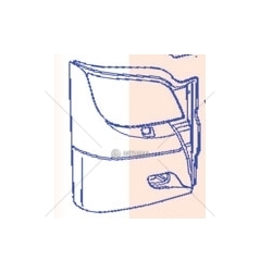 Nárazník přední SETRA SERIA 400 pravý POLMET P-2714