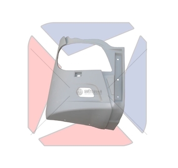 Nárazník přední SETRA SERIA 400 pravý POLMET P-2814