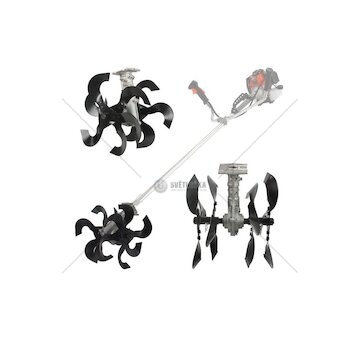 Nástavec na křovinořez 28mm 9z - kultivátor půdy MAR-POL