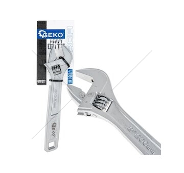 Nastavitelný švédský klíč 8", 0–26 mm - GEKO