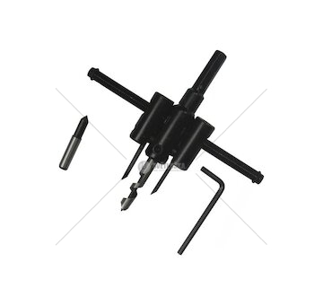 Nastavitelný vykružovací vrták do dřeva, sádrokartonu 30-120mm GEKO