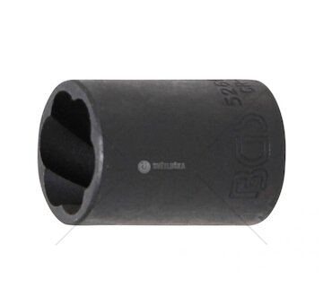 Nástrčná hlavice 1/2" 17 mm, na poškozené - stržené šrouby BGS