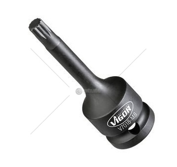 Nástrčný klíč 1/2 XZN M8 dlouhý rázový V7018-M8