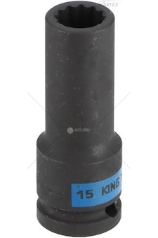 Nástrčný klíč dlouhý rázový 1/2 15*80MM King King Ton 443015M