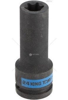 Nástrčný klíč rázový 3/4 E24 dlouhý King Ton 647524M