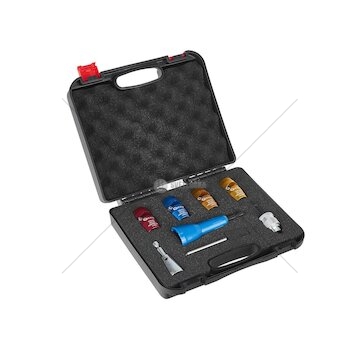 Nástroj na odizolování a kroucení kabelů 2,5–10 mm², sada pro aku šroubovák - Geko