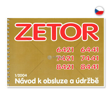 Návod k obsluze a údržbě traktoru zetor 6421-8441 proxima | 222.212.387