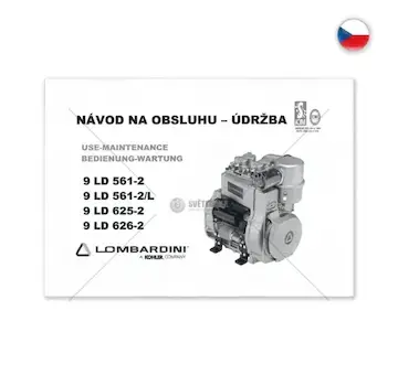Návod na obsluhu motor lombardini 9ld625-2 | K0088