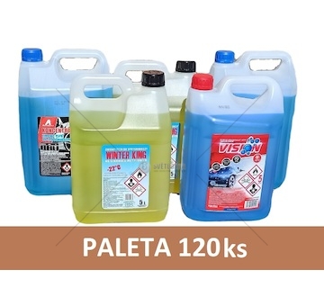 Nemrznoucí směs do ostřikovačů -22°C 5L zimní 120ks
