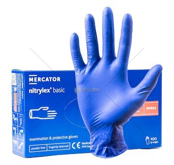 Nitrilové rukavice Nitrylex Basic vel. L, 100 ks