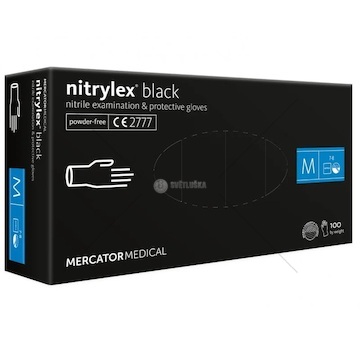 Nitrilové rukavice Nitrylex Basic vel. M, 100 ks