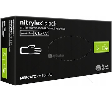 Nitrilové rukavice Nitrylex Basic vel. S, 100 ks