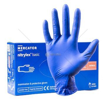 Nitrilové rukavice Nitrylex Basic vel. XL, 100 ks