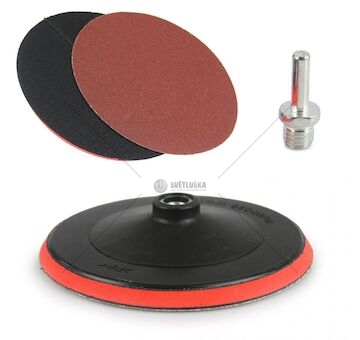 Nosič brusných výseků 180mm, M14, suchý zip MAR-POL