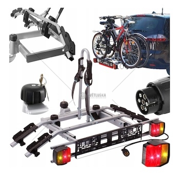 Nosič kol na tažné zařízení pro 2 jízdní kola AMOS TITAN