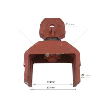 Nosič závěsu úplný - na šrouby 78458009