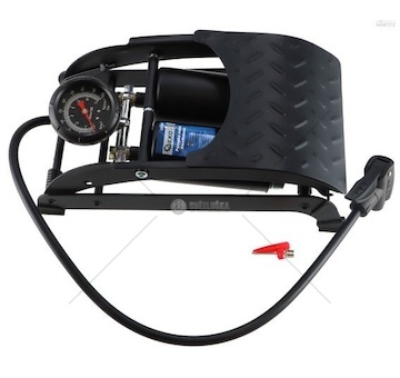 Nožní pumpa dvoupístová s manometrem 7bar Geko G01290