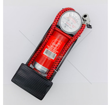 Nožní pumpa s manometrem jedno pístová