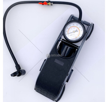 Nožní pumpa s manometrem jedno pístová dílenská