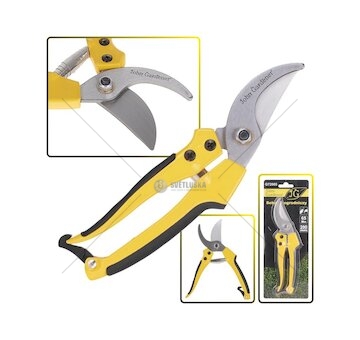 Nůžky zahradní 200 mm s hliníkovou rukojetí GEKO