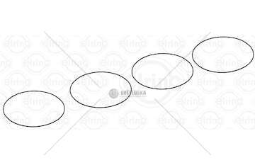 O-Ring Set, cylinder sleeve KFT/KFV/KFW/KFX Elring