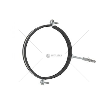 Objímka na trubky 8" 200-212mm, s gumovou vložkou, dva šrouby GEKO