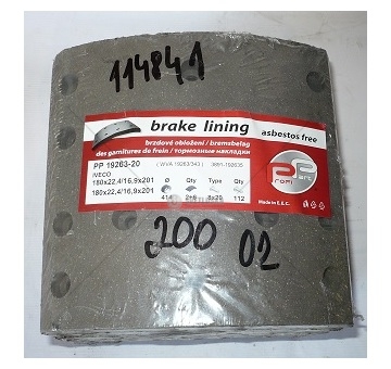 Obložení brzdové BOK 19263.2 šířka 200