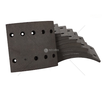 Obložení brzdové KASSBOHRER GR.20,6W LUMAG 20,6W/KBA