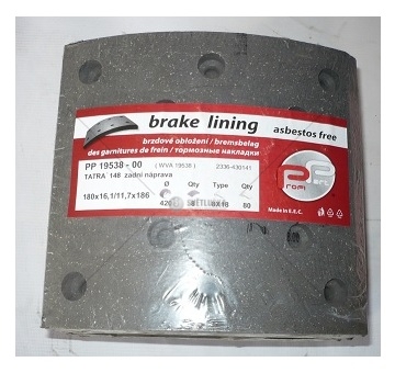 Obložení brzdové T148 zadní - SADA