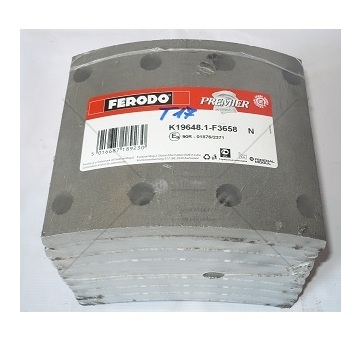 Obložení brzdové vrtané 160x17mm - SADA 8ks - FERODO