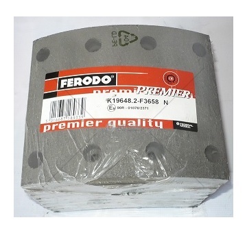 Obložení brzdové vrtané 160x18mm - SADA 8ks - FERODO