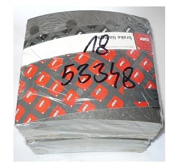 Obložení brzdové vrtané 160x18mm - SADA 8ks - ProfiParts