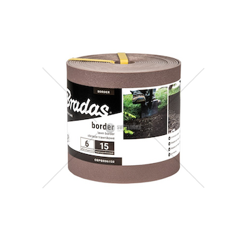 Obruba záhonů 6 m × 15 cm, hnědá - BORDER