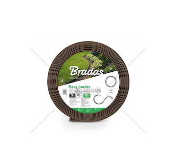 Obruba záhonů, hnědá 10m x 50mm EASY BORDER BRADAS