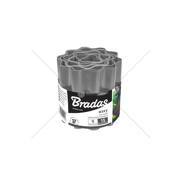 Obruba záhonů šedá, 9m, 10cm