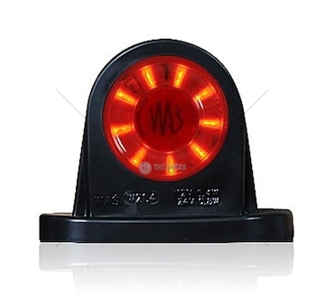 Obrysová skupinová svítilna přední a zadní bílo-červená 12-24 WAS W21.4W/498BC