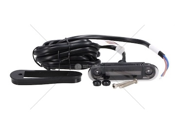 Obrysové LED světlo bílé 12/24V oválné kouřové Boreman Boreman 1001-6003C