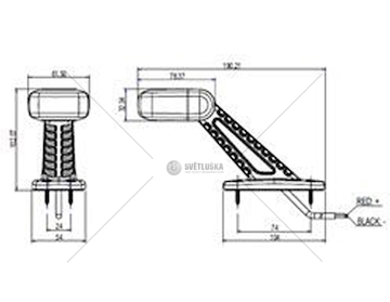 Obrysové světlo HELLA 2XS 357 007-011