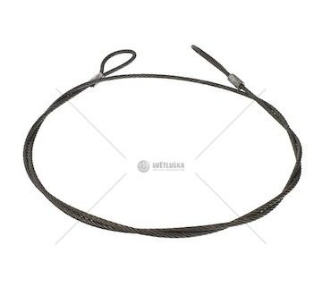 Ocelové lano oko - oko FI 12 mm, 3 m, 1000 kg