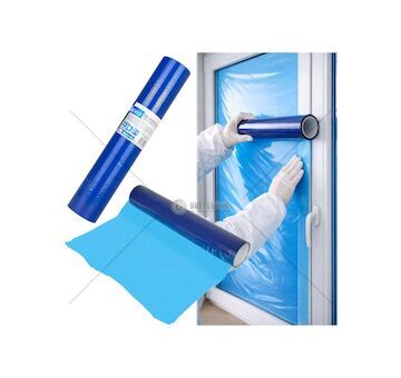 Ochranná folie na okna 50 cm × 25 m, samolepící – GEKO