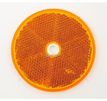 ODBLASK OKRAGLY Z OTWOREM ZOLTY FI80 SERTPLAS 9118