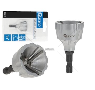 Odhrotovač vnější, do vrtačky, pro průměry 3 - 19 mm GEKO